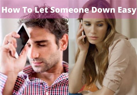 How to let someone down online dating